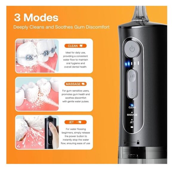 Cordless oral irrigator-new in sealed box - Picture 3 of 6